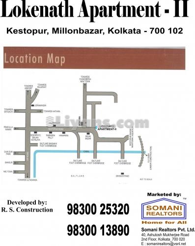 Location Map of Lokenath Apartment-2